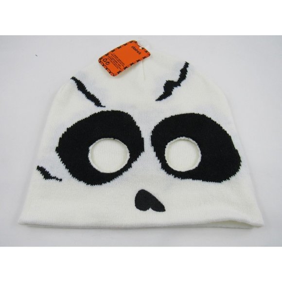 Halloween Accessories Skeleton Beanie Mask Hat Unisex One Size New - Picture 2 of 7